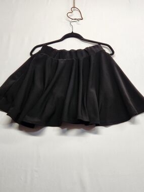⭐️Free Haven Black Skater Skort Large L Athletic Tennis Skirt Flowy Flared 